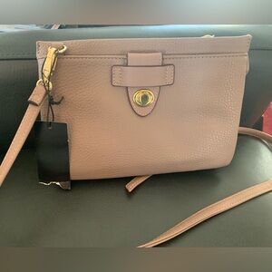 Mauve crossbody bag. New with tags.